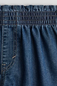 Loose Fit Denim Shorts
