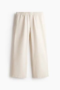 Loose-Fit Cotton Canvas Pants