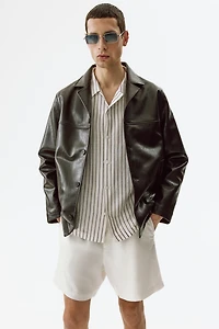 Relaxed-Fit Linen-Blend Shorts