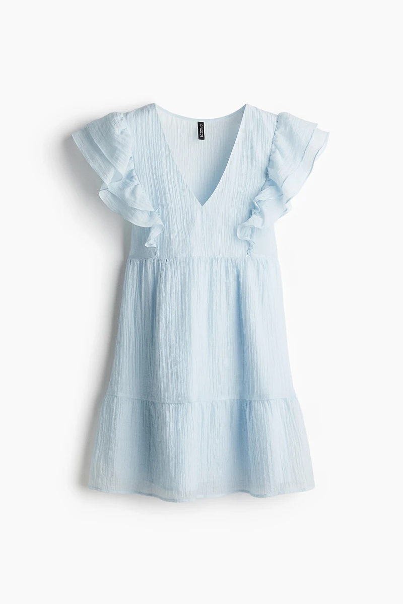 Ruffle-Trimmed Dress