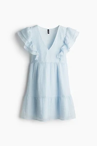 Ruffle-Trimmed Dress