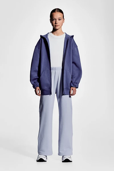 Wide-Leg Sports Sweatpants