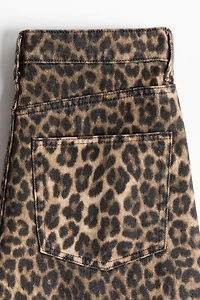 High-Waist Barrel-Leg Ankle Jeans