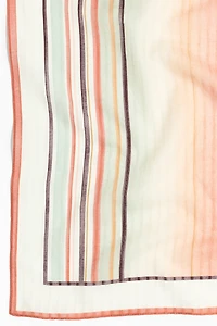 Fichu imprimé en coton