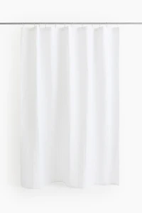 Linen-Blend Shower Curtain