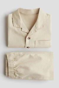 Ensemble 2 pièces en lin mélangé