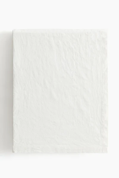 Linen-Blend Tablecloth