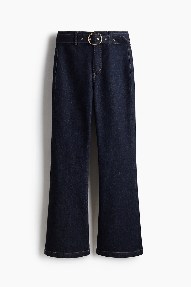 Jean taille haute évasé
