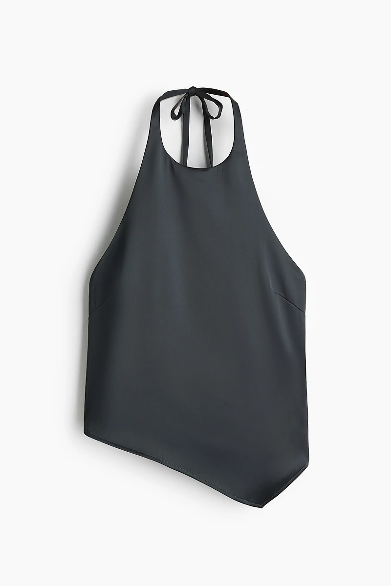 Asymmetric Halterneck Top