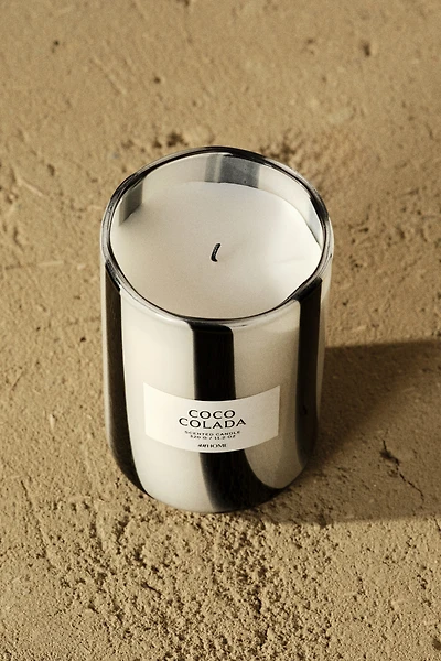 Bougie parfumée dans un pot en verre