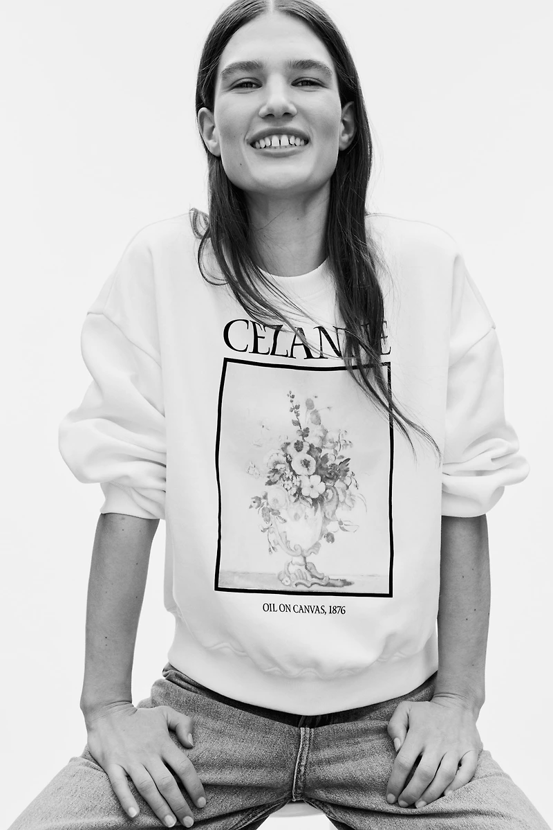 Chandail grande taille avec motifs imprimés