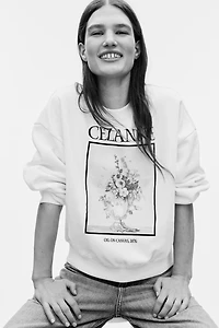 Chandail grande taille avec motifs imprimés