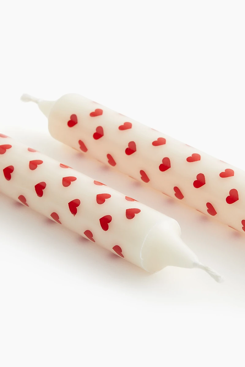 2-pack Patterned Candles