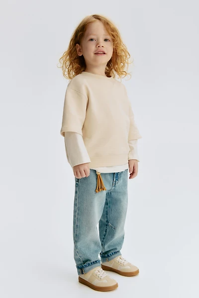 Cotton Denim Joggers