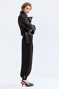 Pleated Balloon Pants