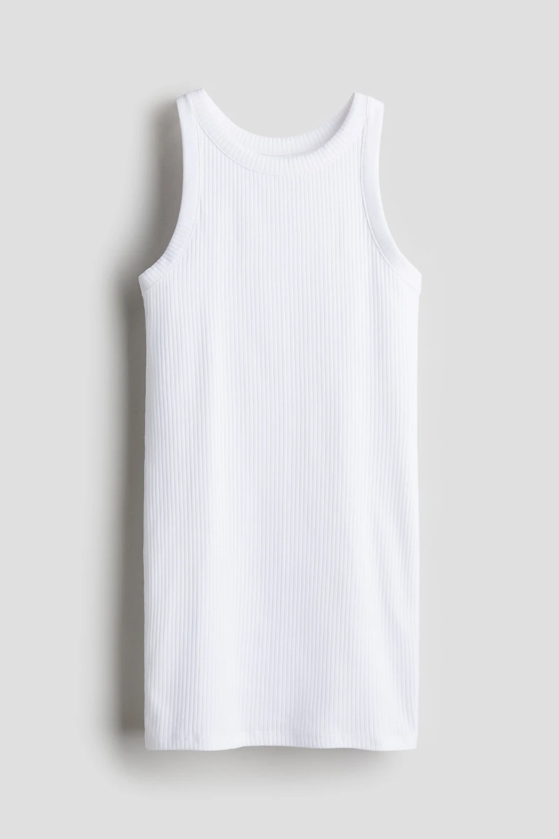 Ribbed Jersey Dress