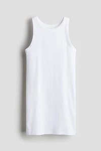 Ribbed Jersey Dress