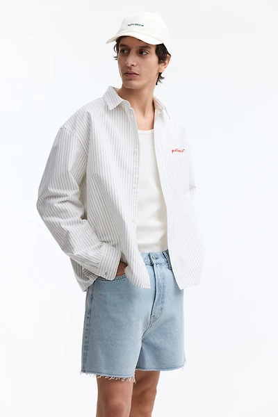 Short ample en denim