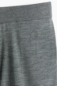 Wide-Leg Merino Wool Joggers