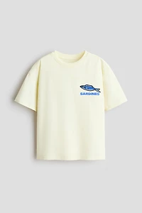 Oversized Printed Cotton T-Shirt