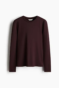 Long-sleeved Microfiber Top