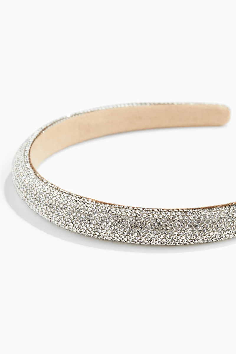 Rhinestone-Embellished Hairband