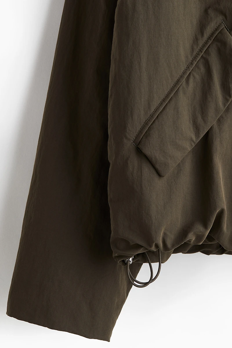 Blouson d'aviateur ample en nylon