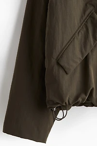 Blouson d'aviateur ample en nylon