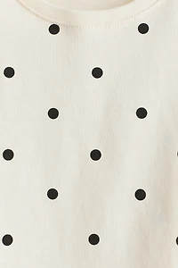 Haut à manches volants