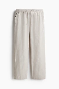 Relaxed-Fit Poplin Pants
