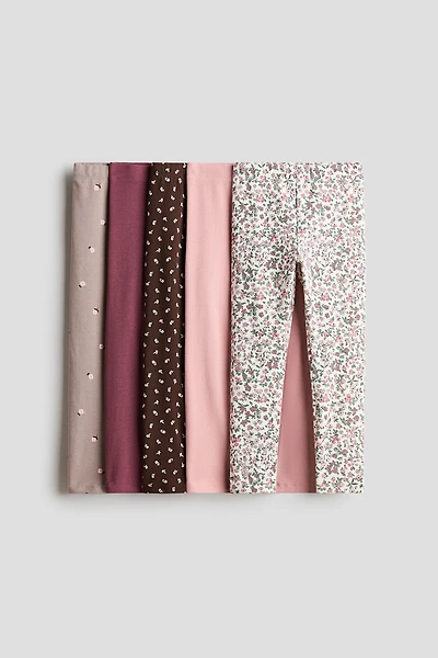5-Pack Cotton Leggings