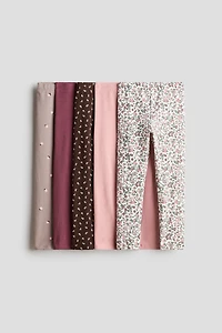 5-Pack Cotton Leggings
