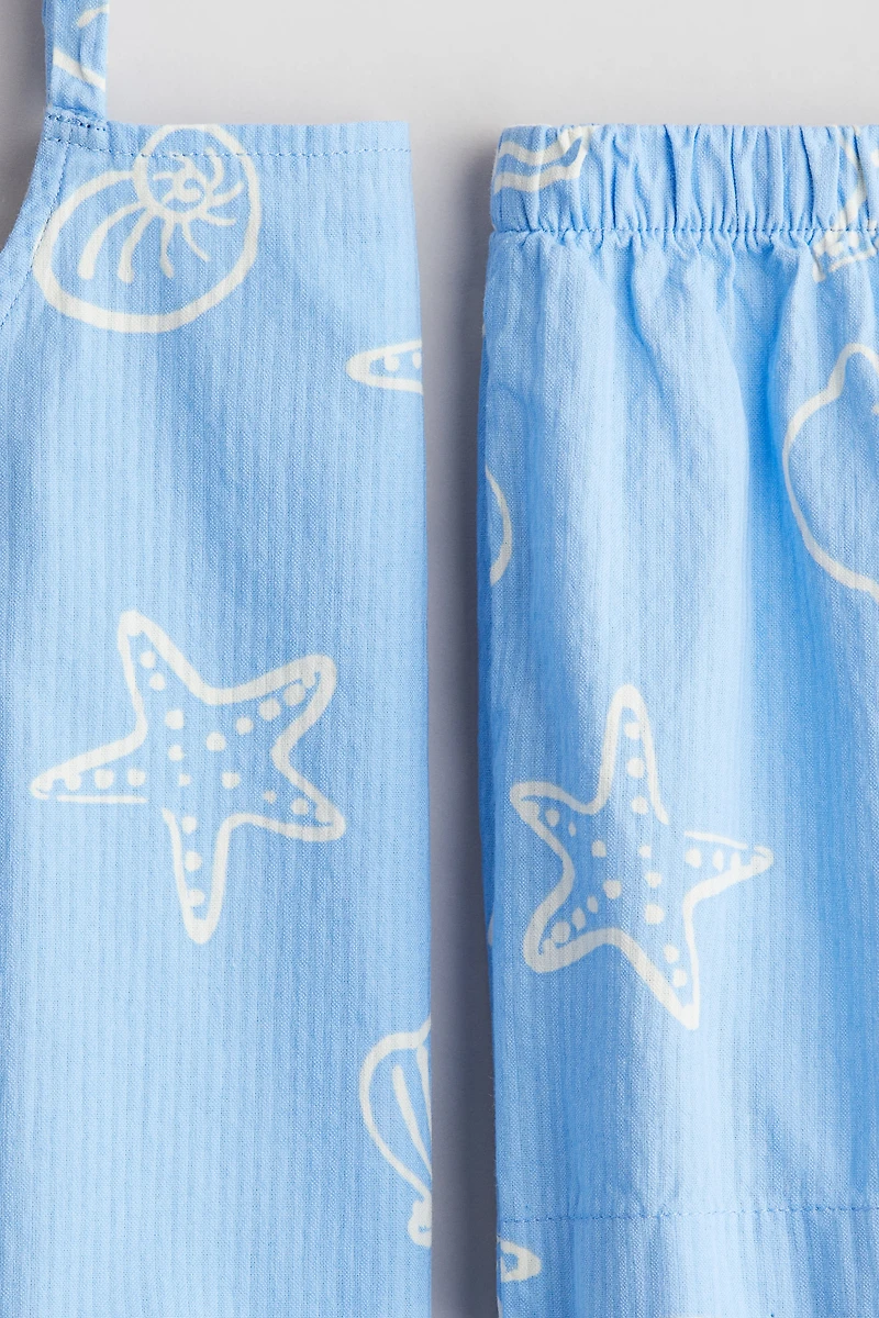 Ensemble 2 pièces en coton avec haut et short