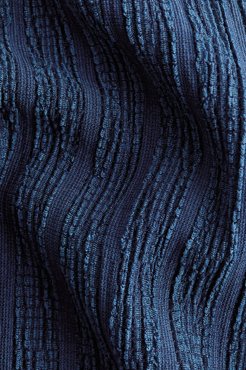 Crinkled Balloon-Leg Pants