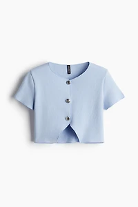 Gilet à manches courtes en jersey