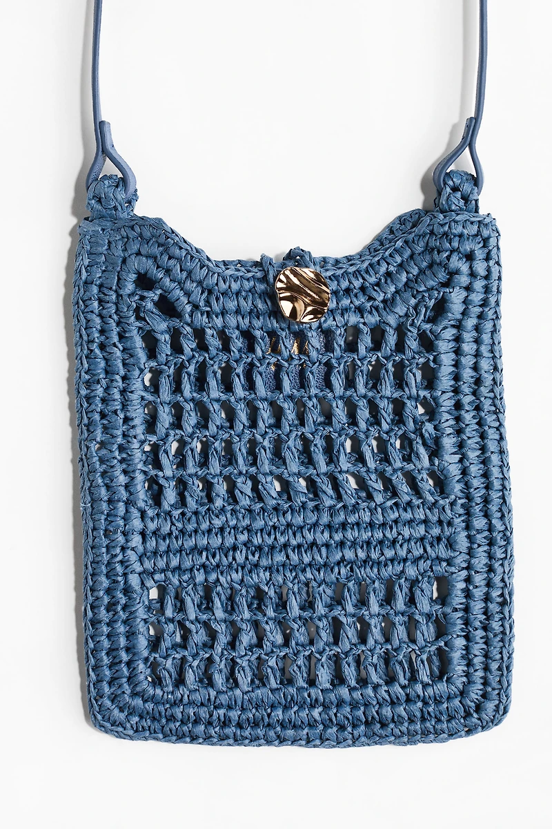 Straw Phone Bag