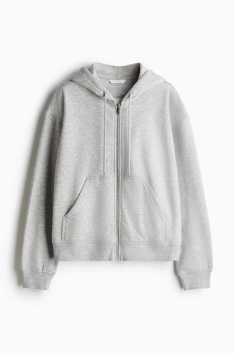 Veste à capuchon glissière