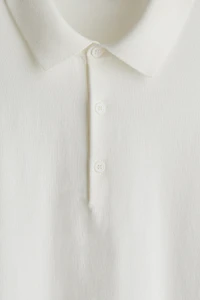 Regular-Fit Fine-Knit Polo Shirt