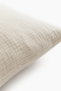 Taie d'oreiller en mousseline de coton