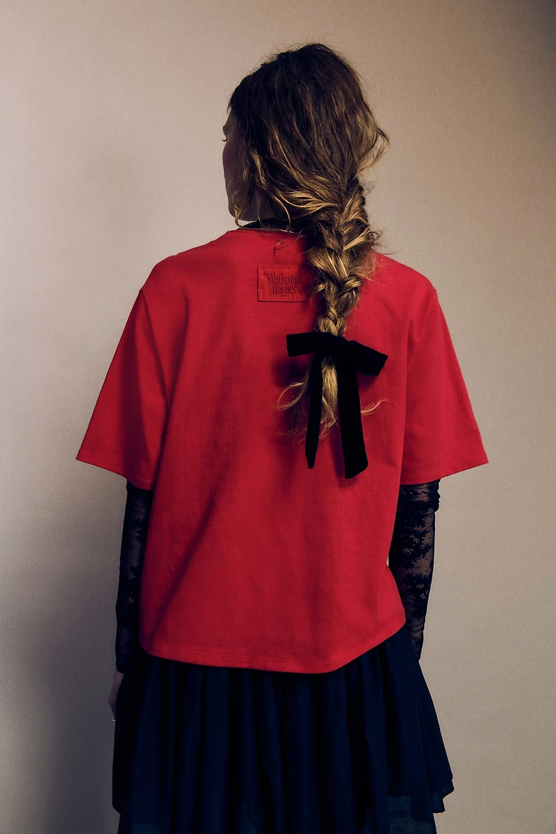 Embroidered-Detail T-Shirt