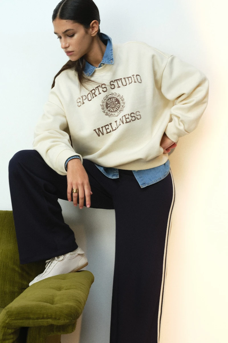 Sweatshirt with Motif