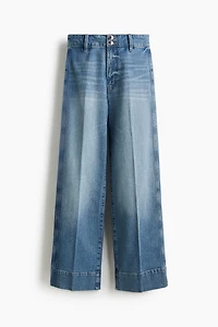 Jean large taille haute