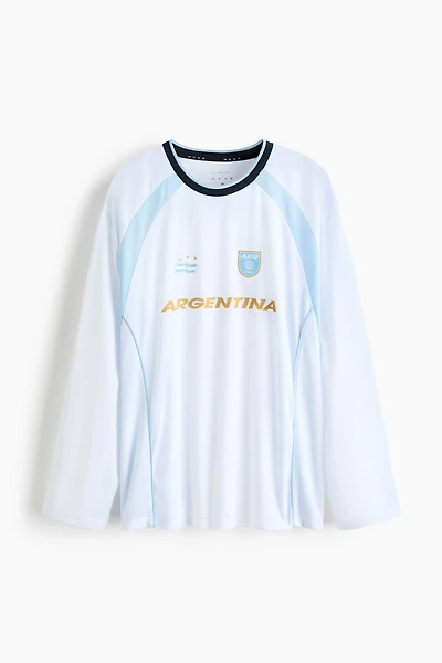 Oversized Printed Soccer Jersey with DryMove™