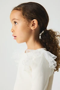 Haut en coton avec tulle