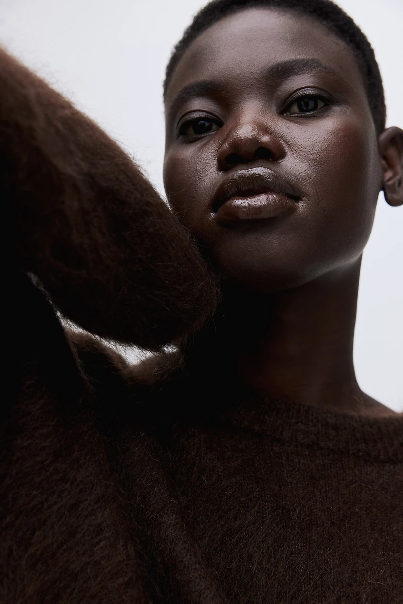 Oversized Mohair-Blend Sweater