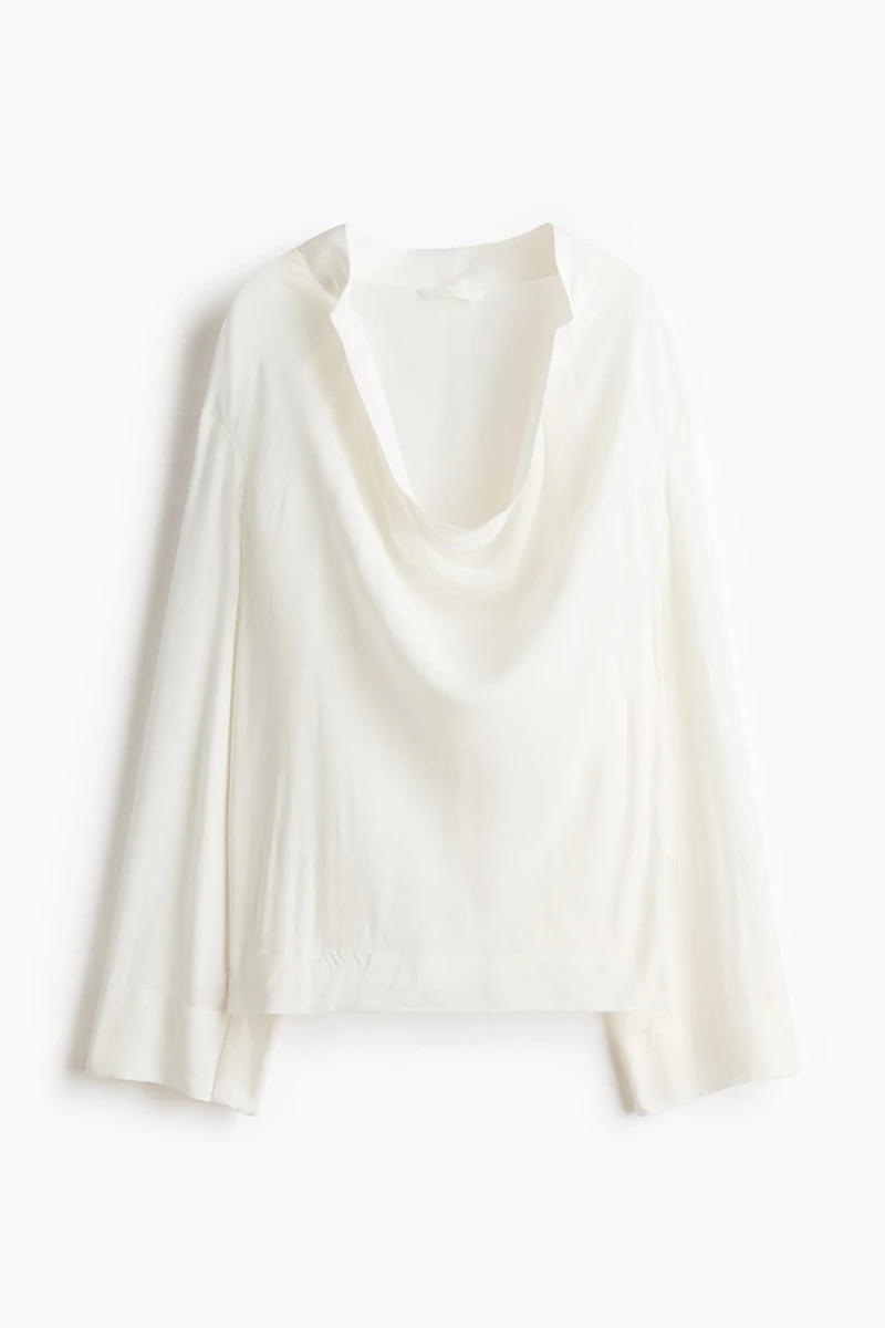 Cowl-Neck Blouse