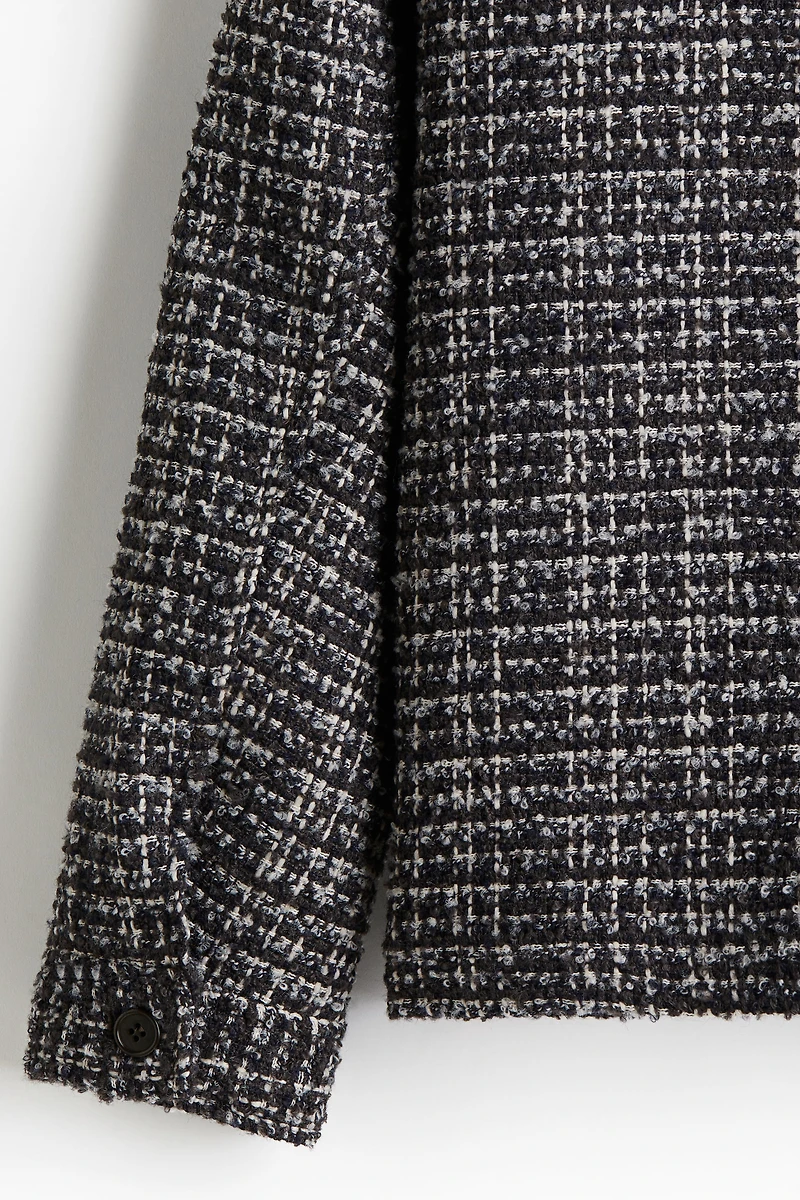 Regular Fit Tweed overshirt