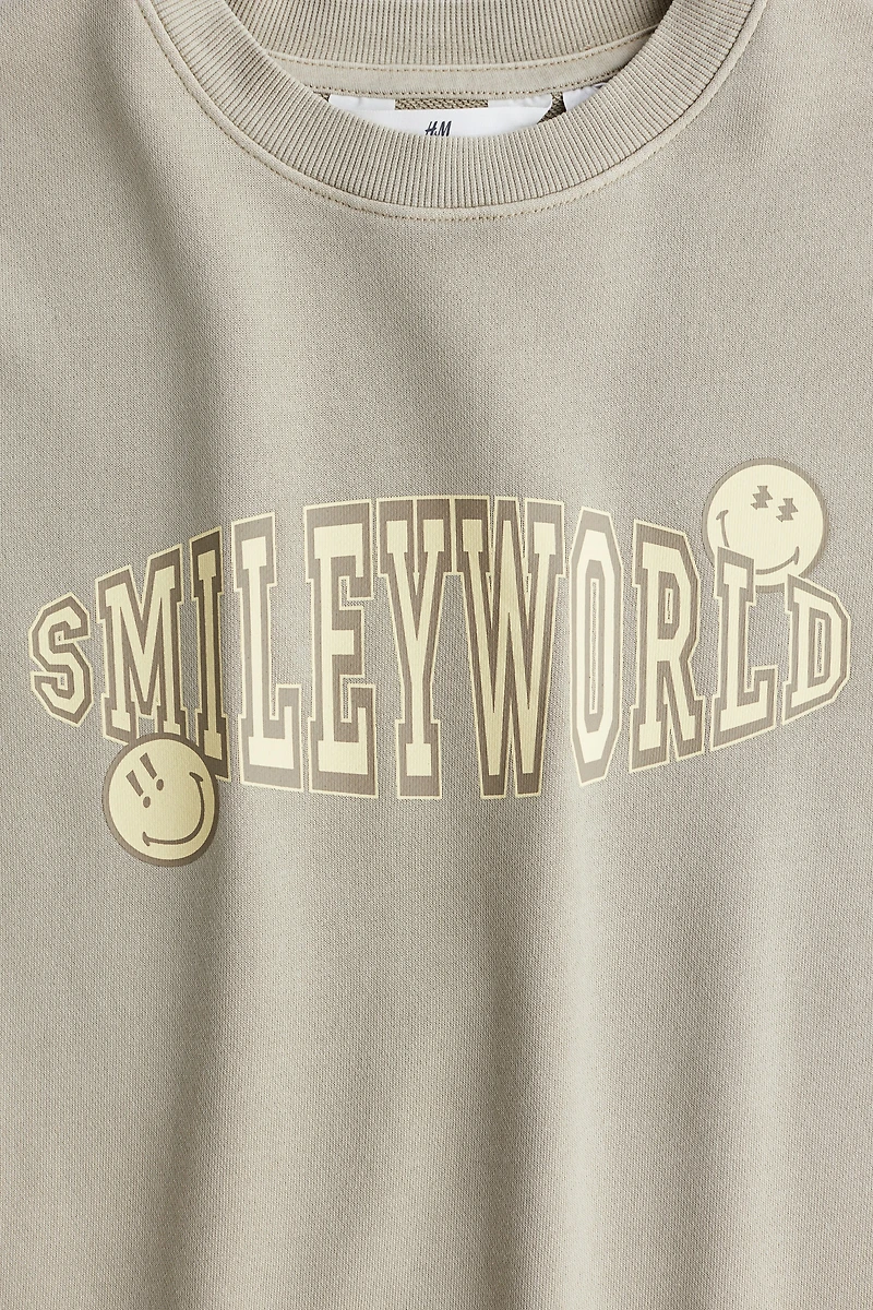 T-Shirt with Printed Motif