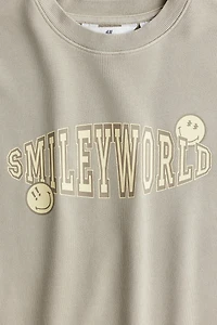 T-Shirt with Printed Motif