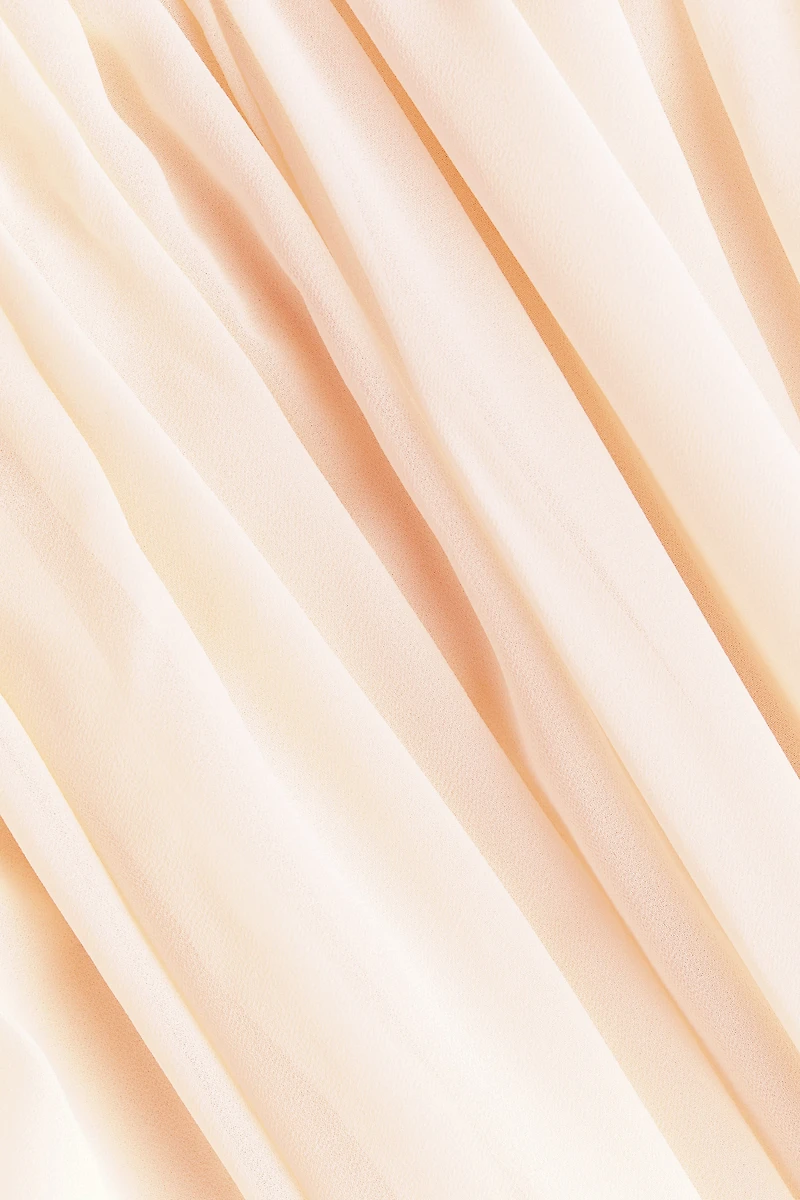 Draped Chiffon Skirt